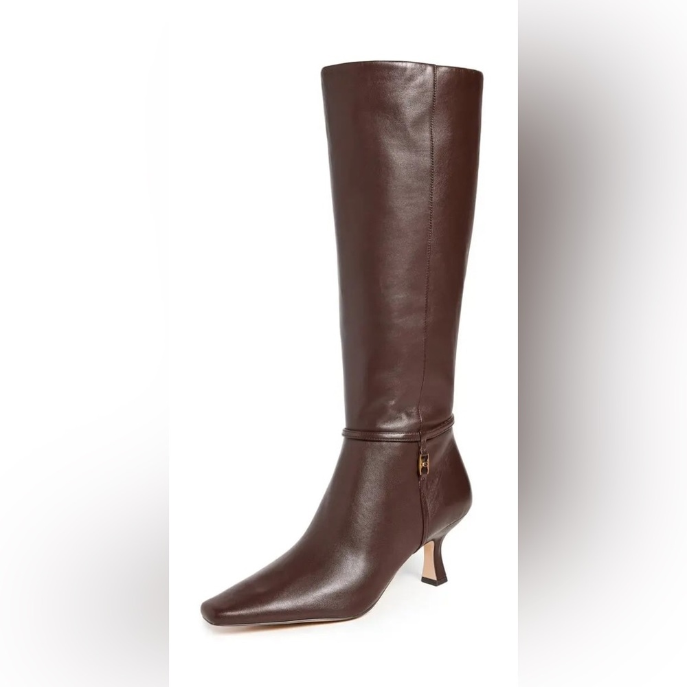 Coach Requel Boots Brown leather size US 8 New in box 398$